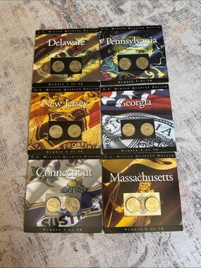 (18) Coins of America US Minted State Quarter Collection